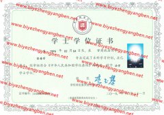 甘肃政法大学学士学位证书样本