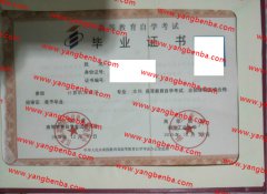 南京工业大学自考毕业证样本