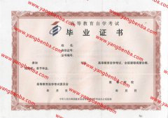 深圳大学自考毕业证样本