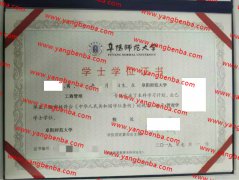 阜阳师范大学学士学位证书样本