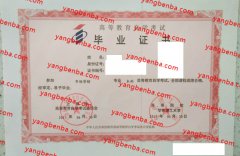 华东理工大学自考毕业证样本