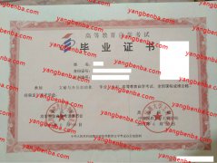 中南民族大学工商学院自考毕业证样本