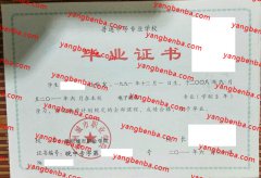 滁州城市职业学院中专毕业证样本