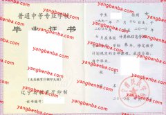 辽宁省民政学校中专毕业证样本