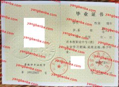 山东省菏泽卫生学校中专毕业证样本