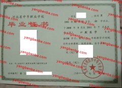 石家庄光明医学中等专业学校中专毕业证样本