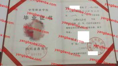 四川省达州财贸学校中专毕业证样本