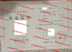 四川省中江县职业中专学校中专毕业证样本