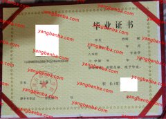 天津石油化工学校中专毕业证样本