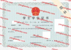 北京外国语大学学士学位证书样本