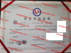 长沙学院学士学位证书样本