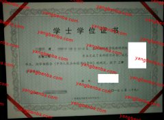 河南科技学院新科学院学士学位证书样本