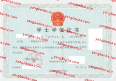 宁波工程学院学士学位证书样本