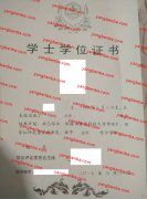 青岛科技大学学士学位证书样本