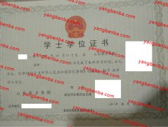 山东英才学院学士学位证书样本