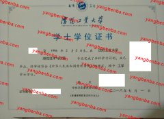 沈阳工业大学学士学位证书样本