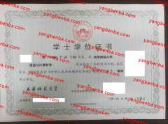 西华师范大学学士学位证书样本