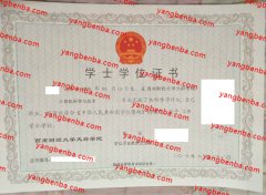 西南财经大学天府学院学士学位证书样本