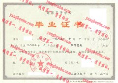 河北管理干部学院毕业证样本