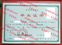 吉林对外经贸职业学院毕业证样本