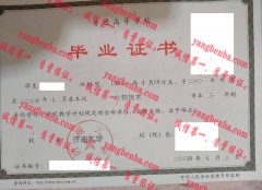 济南大学毕业证样本