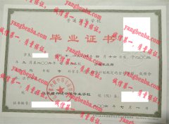 江苏省单独中等专业学校毕业证样本