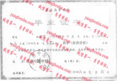 江西中医学院毕业证样本