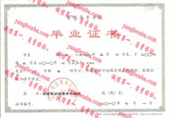 漯河医学高等专科学校毕业证样本