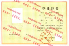 南京化工学院毕业证样本