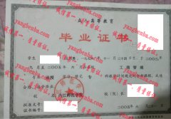 内江师范学院毕业证样本