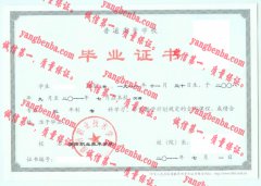 濮阳职业技术学院毕业证样本