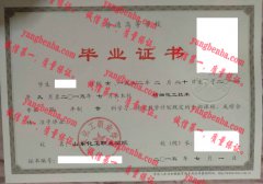 山东化工职业学院毕业证样本