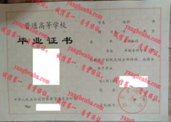 山东矿业学院毕业证样本