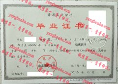 山东现代学院毕业证样本