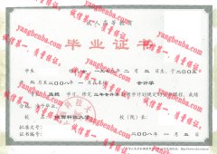 陕西科技大学毕业证样本