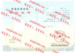 上海大学毕业证样本