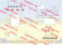 上海复旦大学毕业证样本