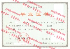 四川大学毕业证样本