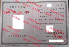 文山师范高等专科学校毕业证样本