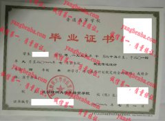 武汉纺织大学外经贸学院毕业证样本