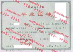 武汉化工学院毕业证样本