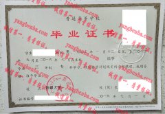 新疆大学毕业证样本