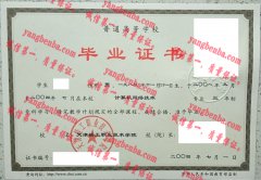 天津轻工职业技术学院毕业证样本