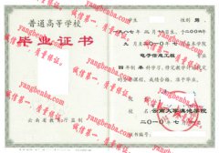 云南大学滇池学院毕业证样本