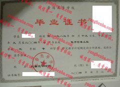 长春光华学院毕业证样本