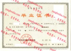 郑州财经技师学院毕业证样本