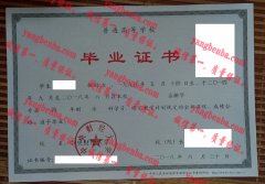 中央财经大学毕业证样本