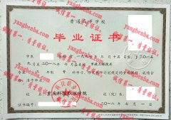 重庆科技职业学院毕业证样本