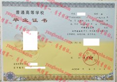 复旦大学毕业证样本