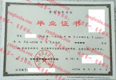 合肥通用职业技术学院毕业证样本